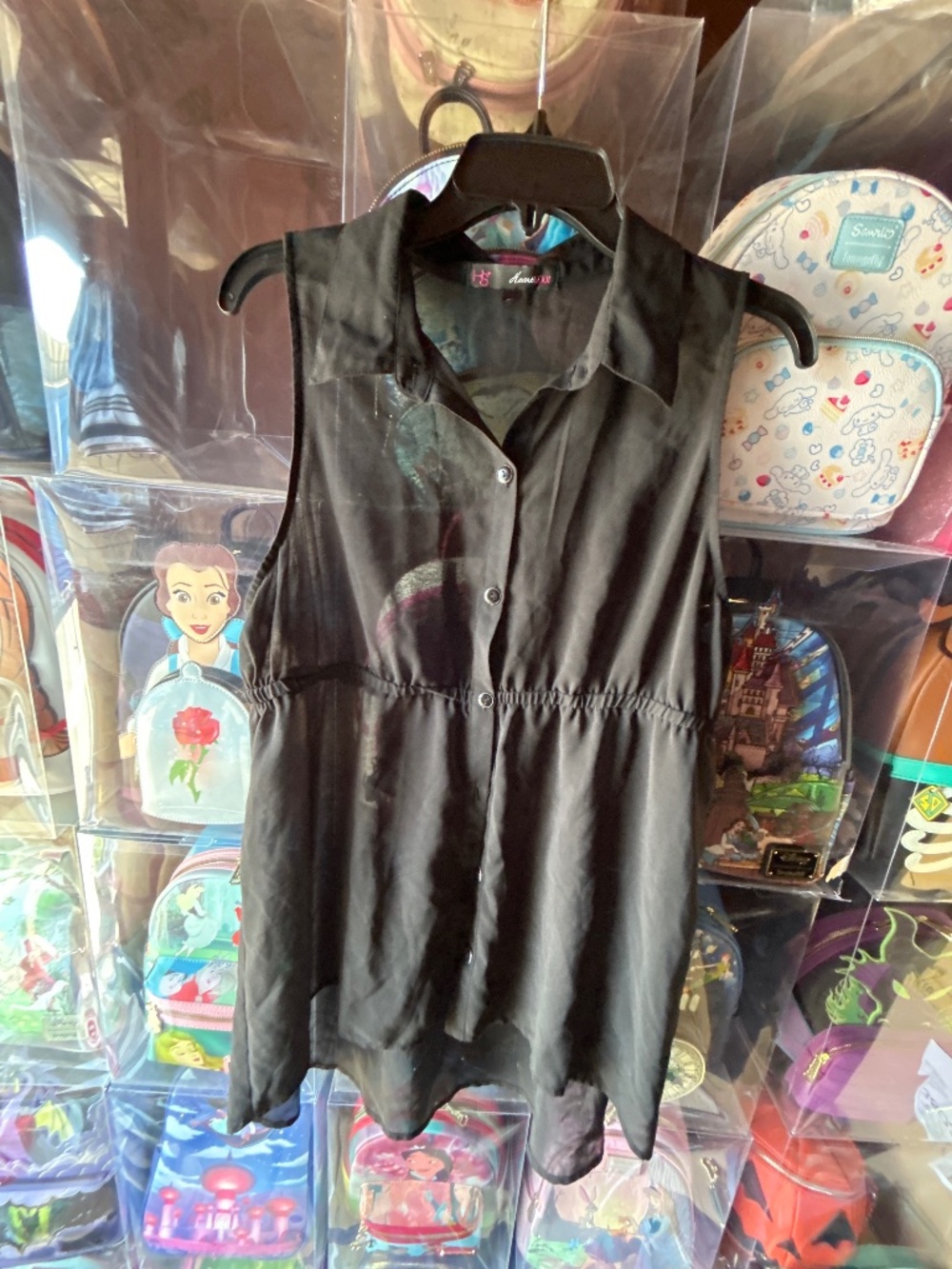Charlotte Russe Top Black Women XL